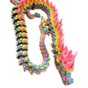 Dragon géant arc en ciel - 3D