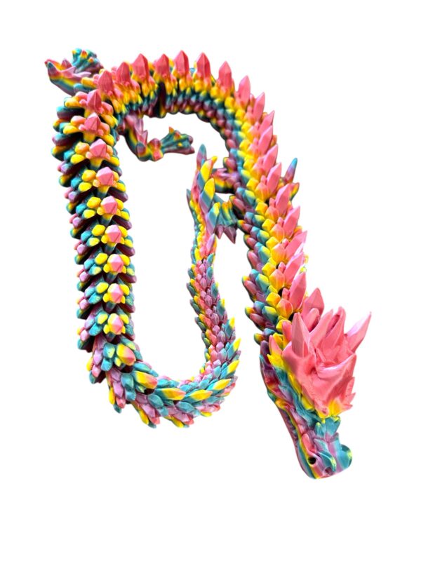Dragon géant arc en ciel - 3D